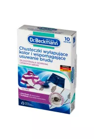Dr. Beckmann Chusteczki wyapujce kolor i brud do ciemnych ubra 10 szt.