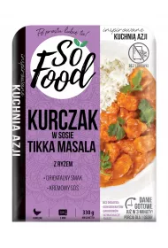 So Food Kurczak z ryem w sosie tikka masala 330 g