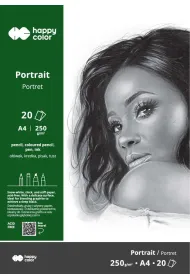 Blok Portret A4 250g.20ark. Happy Color