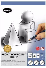 Beniamin Blok techniczny A4 Premium biay 10 kartek