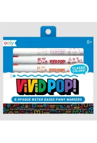 Ooly Markery Akrylowe Vivid Pop! Klasyczne Kolory 8 szt.
