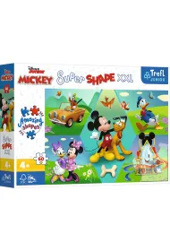 Puzzle 60 el. Super Shape XXL. Myszka Miki Trefl