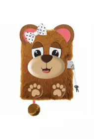Pami�tnik z k��dk� 3d w�ochacz A5 my little friend bear 96 kartek
