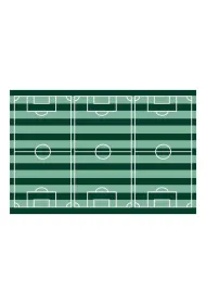 PartyDeco Obrus Boisko pi�karskie 120x180cm mix