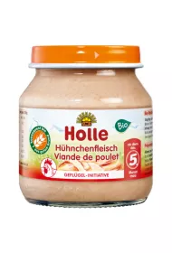 Holle Obiadek misny kurczak od 5 miesica bez dodatku cukrw, bezglutenowy 125 g Bio