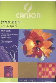 Papier witra�owy Canson A4 40g 5ark 5 kolor�w (200992700)
