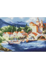 Ideyka Diamentowa mozaika - U podn�a g�r 30x40cm
