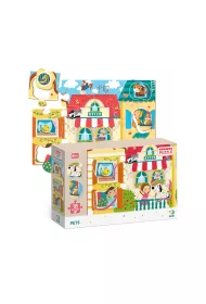 Puzzle 18 el. Sorter. Zwierz�ta domowe Dodo