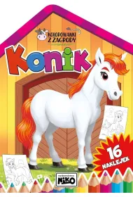 Kolorowanki z zagrody. Konik