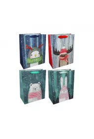 incood. Torba prezentowa z brokatem mix 26x32 cm