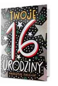 Karnet okazjonalny B6 z kopert� 16 Urodziny PAN DRAGON STAR-145