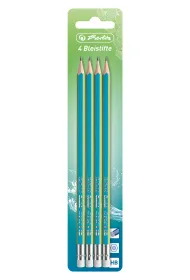 Herlitz O��wek z gumk� HB Greenline 4 szt.