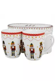 Duo Sp. z o.o. Komplet kubkw Christmas Nutcracker 2 x 360 ml