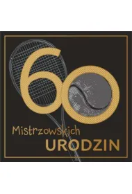 Art Nuvo Karnet kwadrat 60 urodziny m�skie CF-04