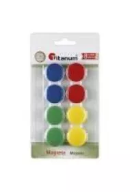 Titanum Magnesy do tablic 25 mm 8szt