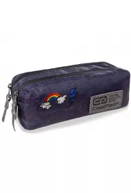CoolPack Pirnik saszetka podwjna prostoktna Edge Sparkling Badges Jeans