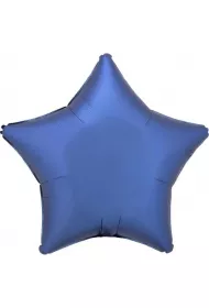 Amscan Balon foliowy Lustre Azure niebieski gwiazda 48cm