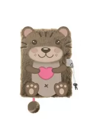 Pami�tnik A5 w�ochacz z k��dk� 3D My Little Friend, Otter 96 kartek