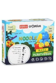 Masa plastyczna Makaron 3 kolory + akcesoria EASY Easy Stationery