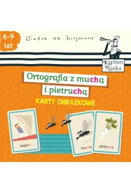 Ortografia z much� i pietruch�. Karty obrazkowe. Kapitan Nauka