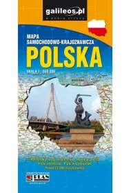 Polska mapa samochodowo krajoznawcza 1:650000/Galileos/