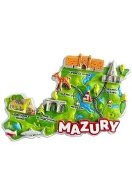 Pan Dragon Magnes I love Poland Mazury ILP-MAG-C-MAZ-46