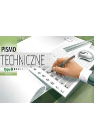 Kreska Blok pismo techniczne typu B proste A4