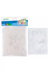 Craft with Fun Pi�rka dekoracyjne bia�e 20-30 cm, 16g