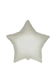 Balon foliowy Gwiazda satynowy pastel kremowy 45cm