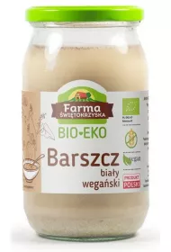 Farma witokrzyska Barszcz biay na zakwasie gryczanym (soik) 720 ml Bio