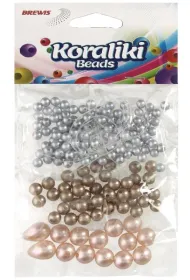 Koraliki do nawlekania 3 kolory 36g Brewis