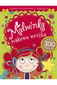 Malwinka makowa wr�ka. Zadania do kolorowania i wyklejania