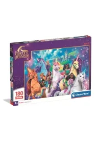 Puzzle 180 el. Super Unicorn Academy Clementoni