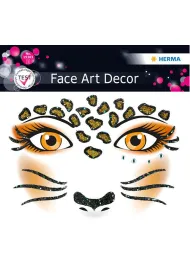 Herma Naklejka Face Art Leopard