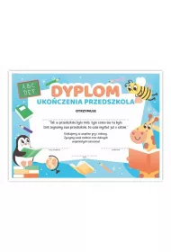 LearnHow Dyplom A4 ukoczenia przedszkola - yrafa 10szt