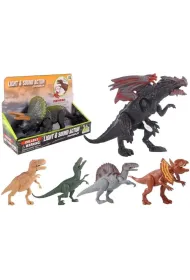 Dinozaur figurka ryczy i �wieci mix