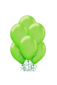 Arpex Balony metalizowane jasnozielone 25cm