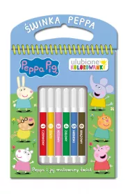 Peppa Pig Ulubione kolorowanki 1 Peppa i jej malowany �wiat