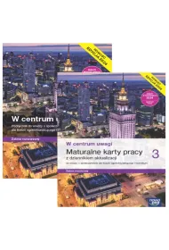 Pakiet W centrum uwagi 3. Podr�cznik i Maturalne karty pracy z dziennkiem aktualizacji do wiedzy o spo�ecze�stwie dla liceum og�lnokszta�c�cego i technikum. Zakres rozszerzony. Edycja 2024