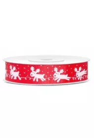 PartyDeco Wst��ka rypsowa rudolf 15 mm/10m