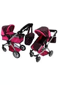W�zek dla lalek Alice, spacer�wka 2w1 LeanToys