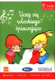 Audiobook Ucz� si� w�oskiego �piewaj�co ksi��ka z piosenkami 3-6 lat + audio online CD