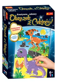 Ranok-Creative Obrazek z cekin�w. Dinozaur Parazaurolof