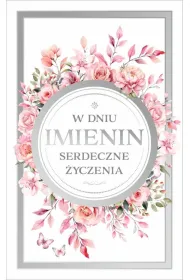 Art Nuvo Karnet Imieniny (13x20,5cm) KI-05