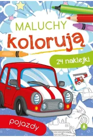 Malowanka 165X240 Maluchy koloruj�. Pojazdy  NAKLEJKI SKRZAT 071160