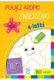 Po��cz kropki. Zwierzaki 4 latek