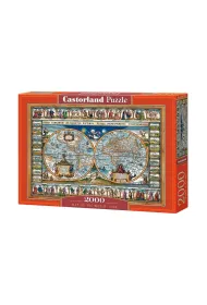 Puzzle 2000 el. Mapa �wiata Castorland