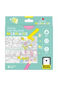 Looong Coloring Books - I love coloring. MERMAIDS