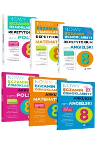 Pakiet Nowy Egzamin smoklasisty - jzyk polski. Repetytoria i arkusze:  Jzyk polski, Jzyk angielski, Matematyka