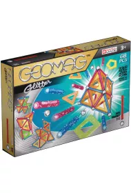 Geomag Panels Glitter. Klocki magnetyczne. 68 element�w